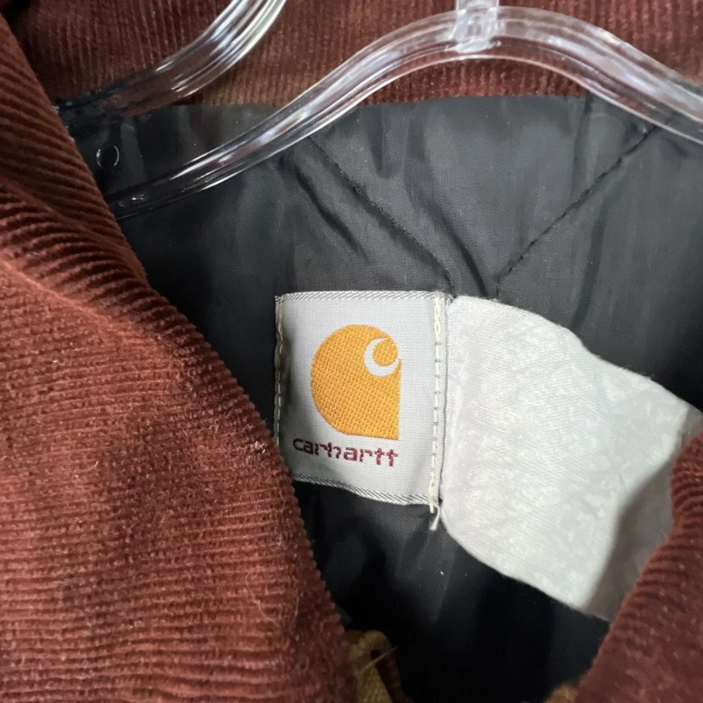 Carhartt Arctic Traditional Coat Mens Tan Brown Duck Canvas Work Jacket Lined‎